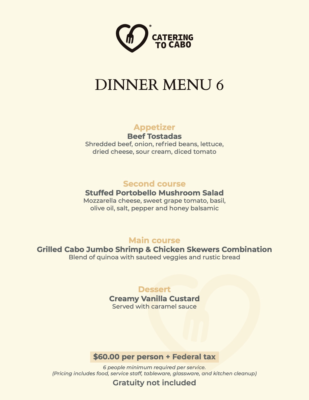 Catering to Cabo - Dinner 2025 página 6